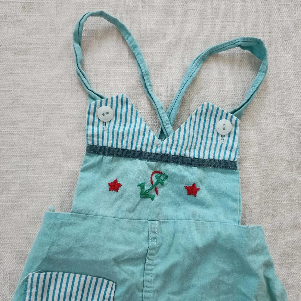 Vintage 50s/60s Anchor Romper 2t - Picture 2 of 5